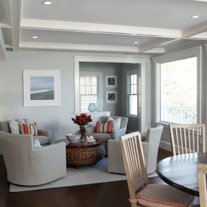 dining and sitting area