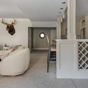 Gale Michaud Interiors interior design Man Cave - Bar Area