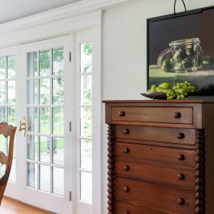 detail from Crisp Casual Interior Design Project by Gale Michaud Interiors