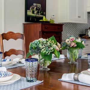 kitchen detail from Crisp Casual Interior Design Project by Gale Michaud Interiors