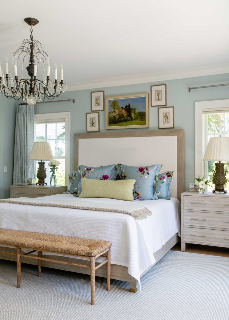 Gale Michaud Interiors - interior design project "Everwind" master bedroom design
