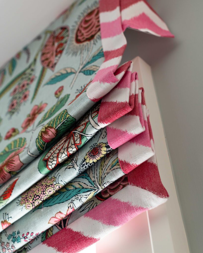 Gale Michaud Interiors - interior design project "Everwind" custom pillow fabric