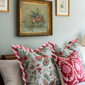 Gale Michaud Interiors - interior design project "Everwind" custom pillows