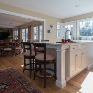 open concept kitchen - interior design by Gale Michaud Interiors