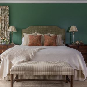 master bedroom - interior design renovation by Gale Michaud Interiors