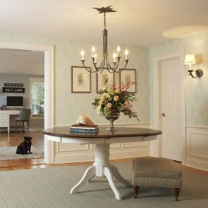 Gale Michaud Interiors - Cape Cod interior design project - foyer